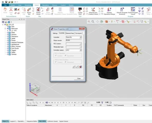 Siemens Process Simulate Off Line Programming (OLP) - descar